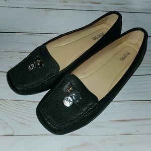 MK Michael Kors slip on leather flats